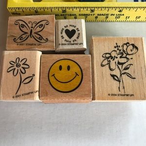 Retired Rubber Stamps Spring theme Group (QQ)